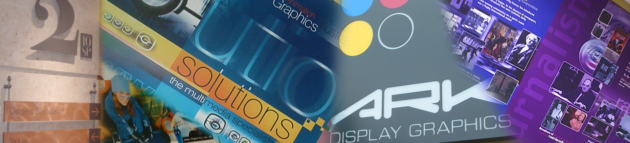 Customised business graphics in the New Concept Signs portfolio